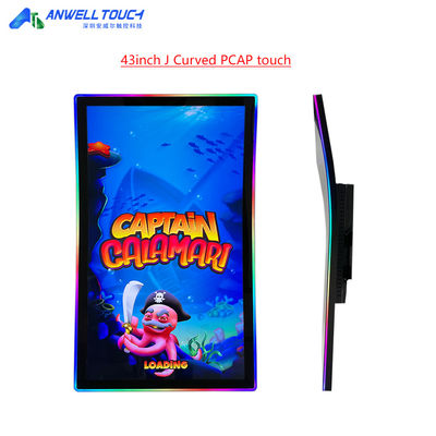 Anwell Touch New 43' J Curved Touch Screen 1920 X 1080 Full HD Curved Gaming PCAP ทัชสกรีน