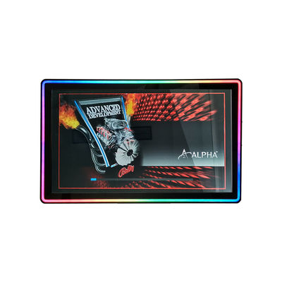 ความละเอียดสูง 43 นิ้ว Gaming Infrared 4k Touch Screen ขอบข้าง LED Bezel