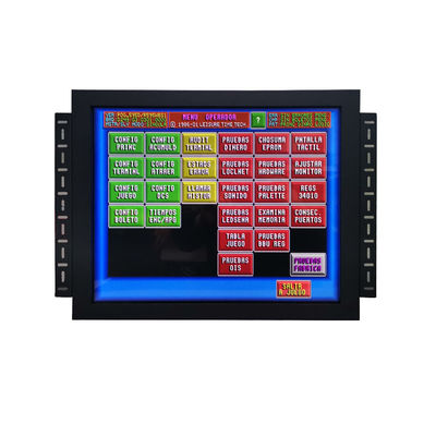 17 นิ้ว VGA / CGA สัญญาณเข้าเกมส์ อินฟราเรด มอนิเตอร์จอสัมผัสสําหรับการใช้งานหลายประการ