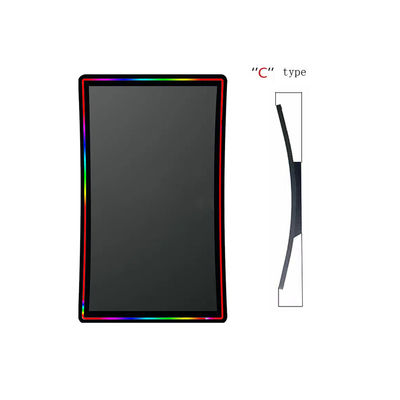 43 นิ้ว R1500 สกรีนสัมผัสโค้ง 4k มอนิเตอร์ด้วย LED Bar สําหรับ Firelink / IGS Vertical Gaming Machine