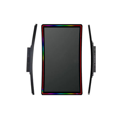 43 นิ้ว R1500 สกรีนสัมผัสโค้ง 4k มอนิเตอร์ด้วย LED Bar สําหรับ Firelink / IGS Vertical Gaming Machine