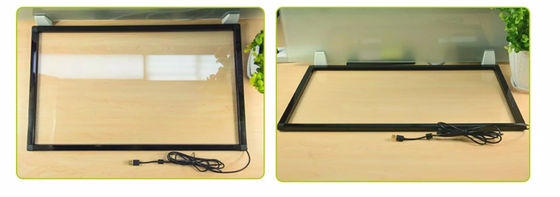 27 นิ้ว PCAP IR Touch Screen Frame สีดํา พร้อม 3M Microtouch Controller