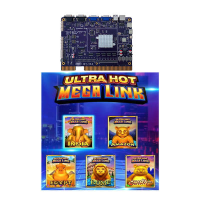 HET Skill เกมเมกาลิงค์ เกมเมกาลิงค์ 6in1 เกมพีซีบี บอร์ด US PLUG