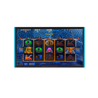Aristocrat Hot Gaming สีเงิน PCAP Multi Touch Capacitive Touchscreen ขนาด 23 นิ้ว พร้อม LED ขอบและขอบ