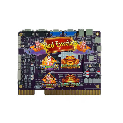 เกมหลายความสามารถ Pcb Board Red Envelope 4in1 สําหรับเครื่องเล่นเกมอาร์เกด