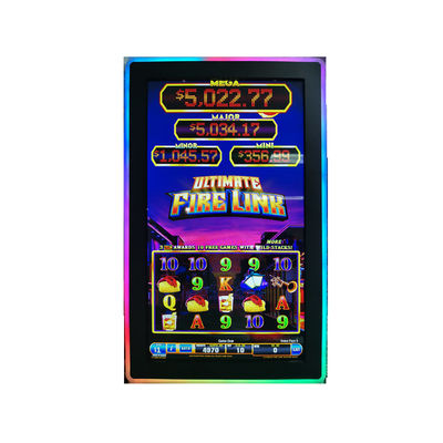 มอนิเตอร์จอสัมผัส WMS / POG / Firelink เกมอินฟราเรดขนาด 43 นิ้ว พร้อมแสงข้าง LED