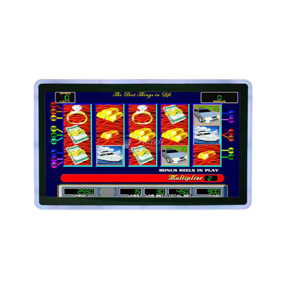 23.8 นิ้ว เครื่องเล่นเกม PCAP Touch Screen Gaming Monitor ด้าน LED Bar สีดํา 1920x1080 Led 16:9 Ips Hd-Mi 300c