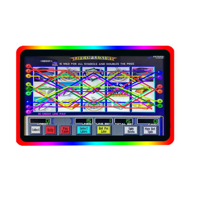 21.5 นิ้ว Led Light Multi Touch Capacitive Touchscreen กับ USB RS232 รองรับกับ 3M สําหรับเครื่องเล่นเกม