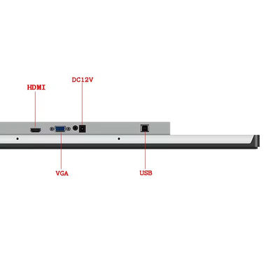 ปรับกันน้ําภายนอก IP65 1000 Nits PCAP Industrial Touch Display ความละเอียดจอ 15" 4:3