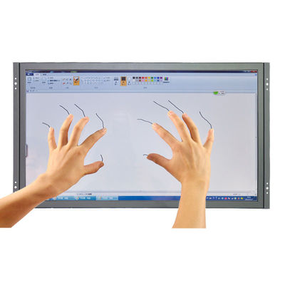 ความสว่างสูง 1920*1080 HD Panel Mount Touch Screen Monitor เกรดอุตสาหกรรม 21.5 นิ้ว