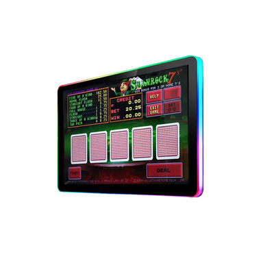 21.5 นิ้ว Led Light Multi Touch Capacitive Touchscreen กับ USB RS232 รองรับกับ 3M สําหรับเครื่องเล่นเกม