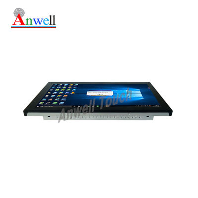 300cd/m2 15.6Inch Industrial Capacitive ทั้งหมดในหนึ่งเดียว PC Touch Screen พร้อมระบบประกอบการ Window