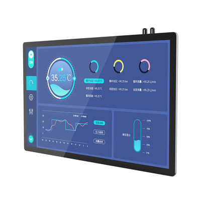 1920×1080 FHD ทั้งหมดในหนึ่งเดียว Pc Touch Screen 21.5" กันน้ํา ธุรกิจ อุตสาหกรรม ใช้ติดผนัง