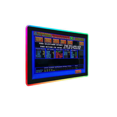 อุตสาหกรรมเกรด ด้าน Edge LED Bezel Gaming โปรเจคชั่นจอสัมผัสความจุ 23.8'