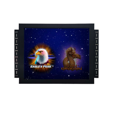 19 นิ้ว สูง 4:3 ความละเอียด กระจกหมัด IR Gaming Touch Monitor สําหรับ Pog / Wms