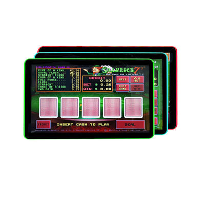 DC 12V Gaming PCAP หน้าจอสัมผัส 1920 X 1080 450cd/m2 ความสว่างเข้ากันได้กับโปรโตคอล 3M/ELO